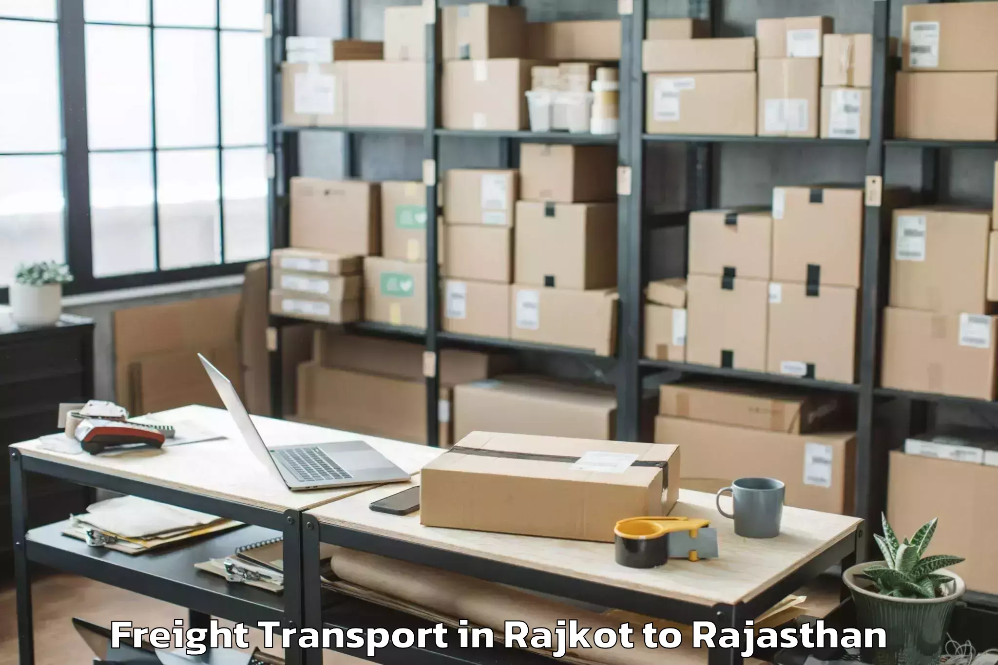 Trusted Rajkot to Sujangarh Freight Transport